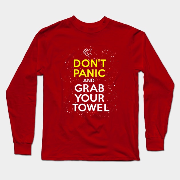 Don't Panic Long Sleeve T-Shirt by tonynichols